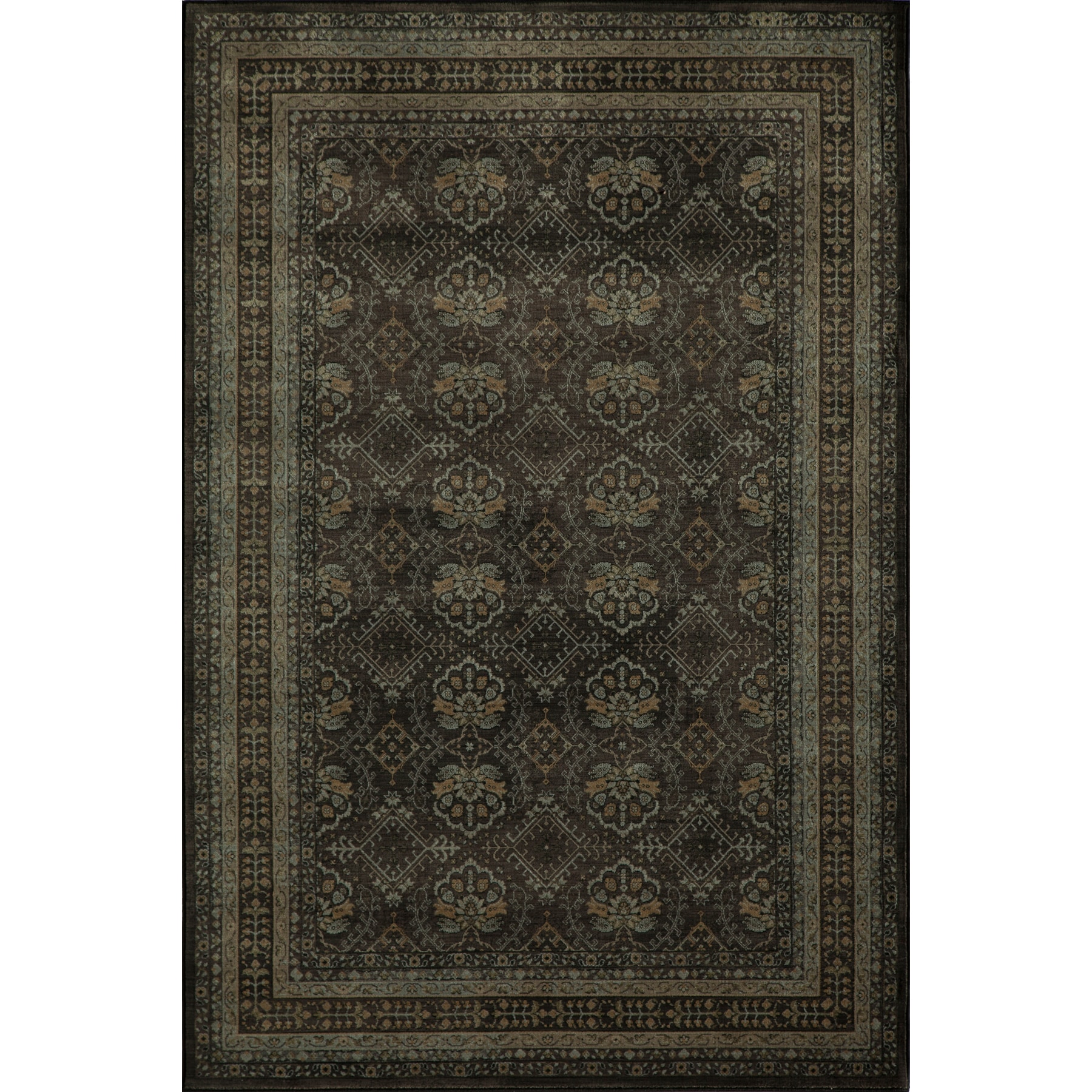 Mirage Diamonds Charcoal Rug