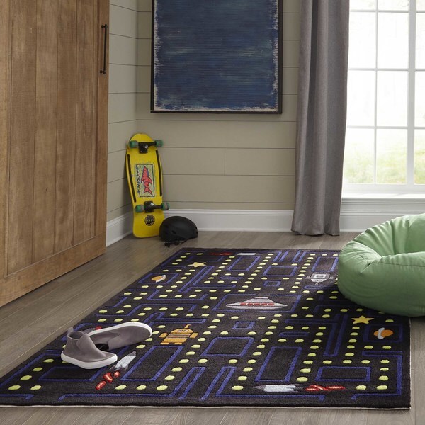 Momeni Lil Mo Whimsy Black Arcade Hand Tufted And Carved Rug 2 Momeni Lil Mo Whimsy Black Arcade Hand Tufted And Carved Rug 2