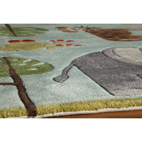 Momeni Lil Mo Whimsy Safari Hand Tufted Polyester Contemporary Area Rug ...