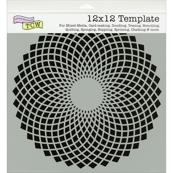 Crafter's Workshop Templates 12"X12" Solace Crafters Workshop Templates & Stencils