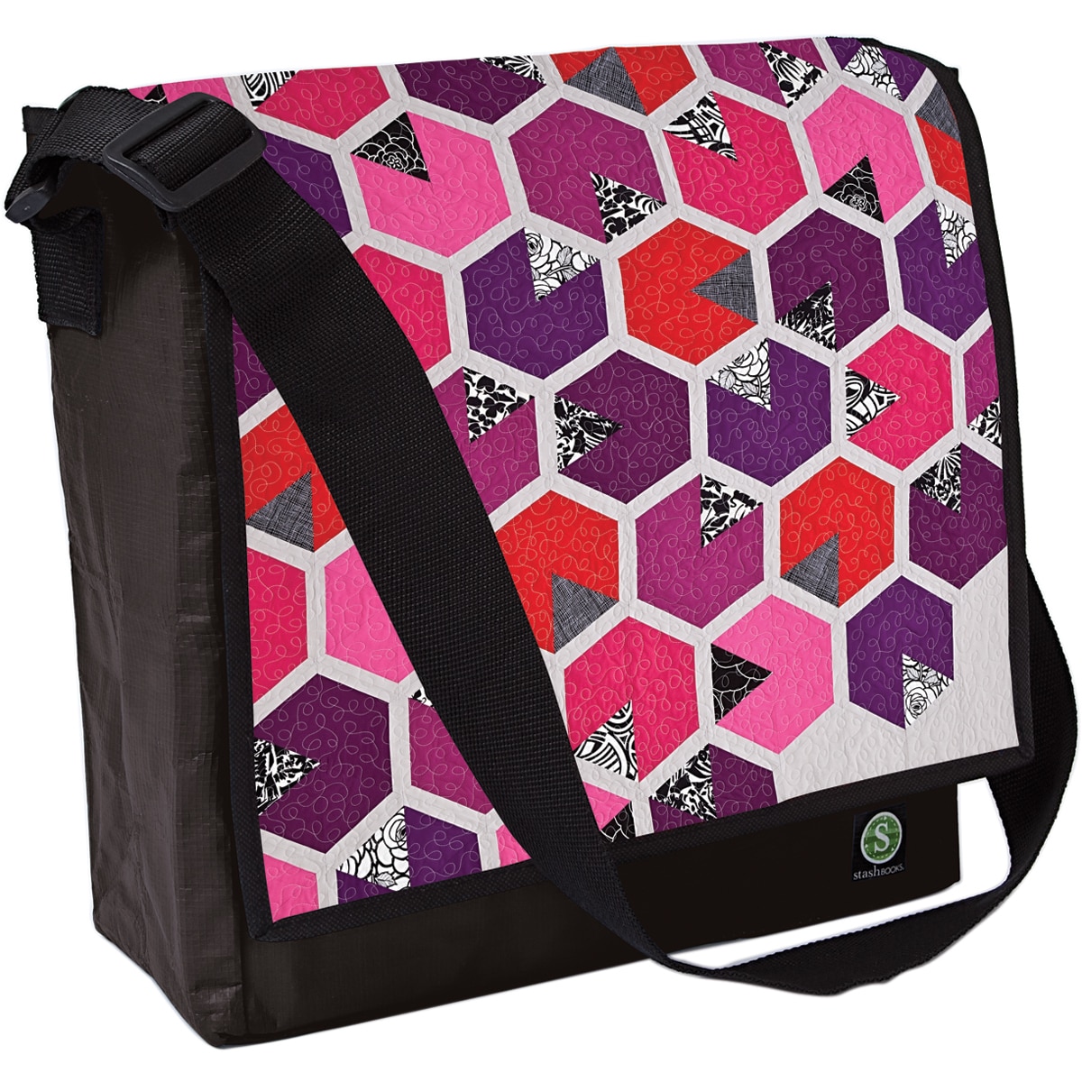 Honey Quilt Eco Messenger Bag