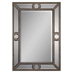 Ren Wil Silver Leaf Bevelled Insert Mirror