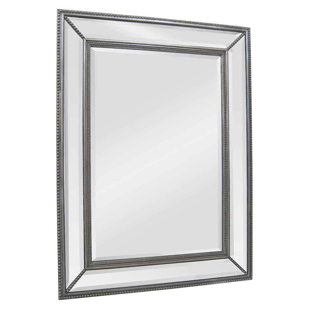 Copper Grove Rectangular Beveled Wall Mirror