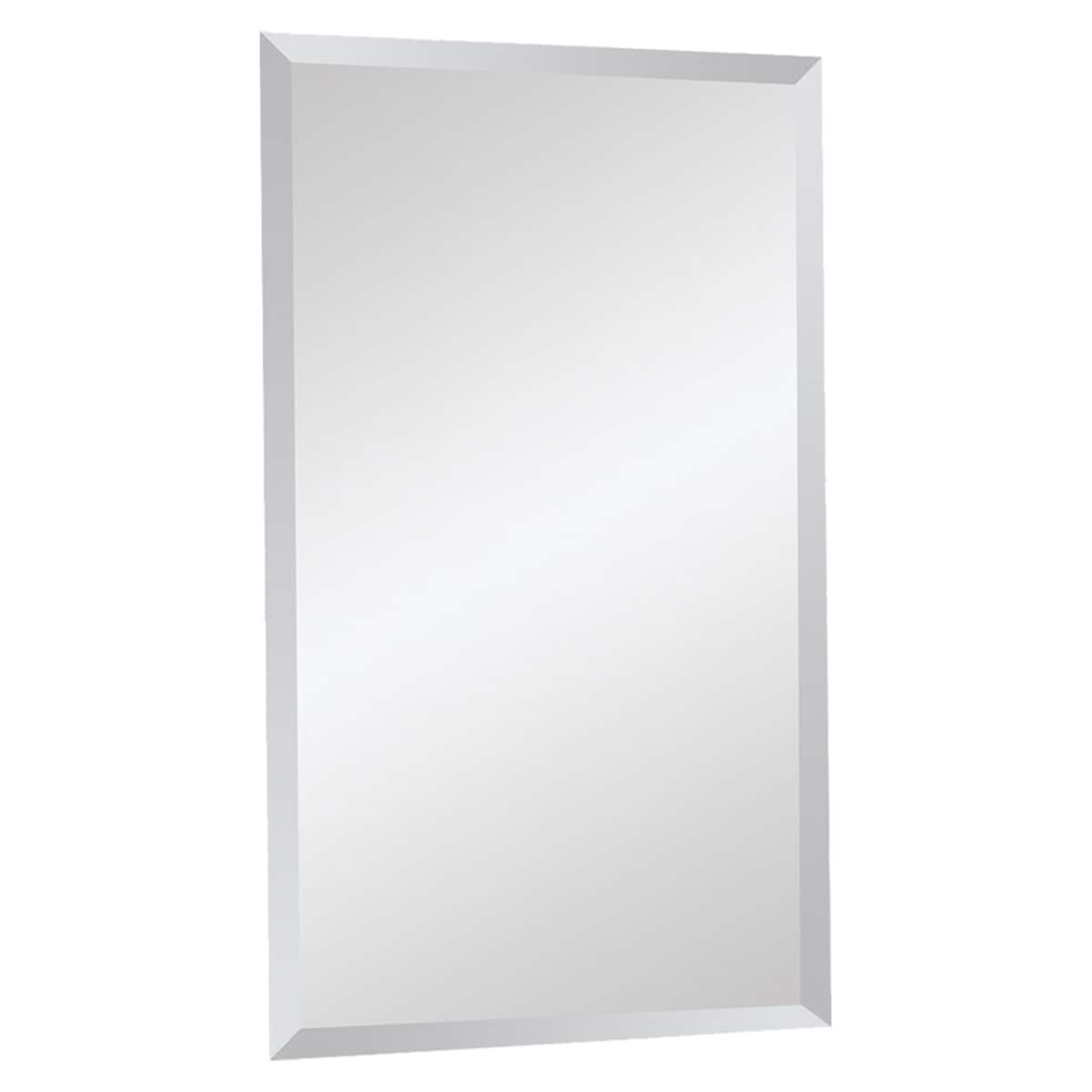 Beveled Frameless Rectangular Mirror   Shopping   Great