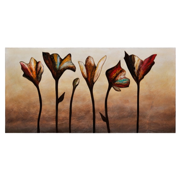 Ren Wil Stephanie Fontaine 'Elegance' Hand-painted Canvas Art