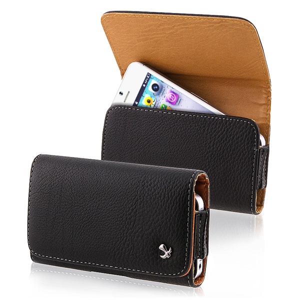 BasAcc Black Leather Pouch for Apple iPhone 5 BasAcc Cases & Holders