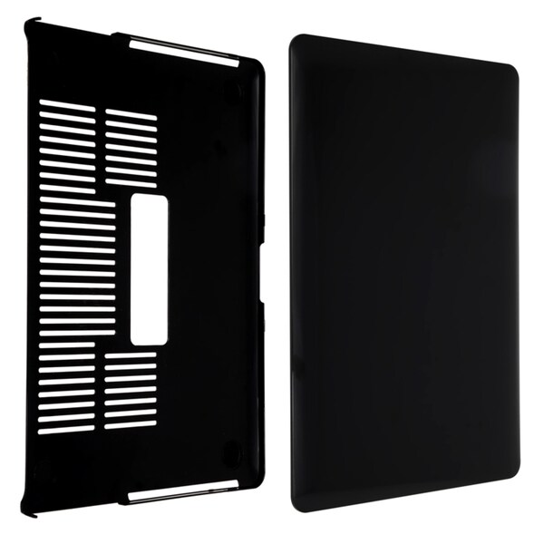 INSTEN Black Snap-on Laptop Case Cover for Apple MacBook Pro with Retina Display 15-inch