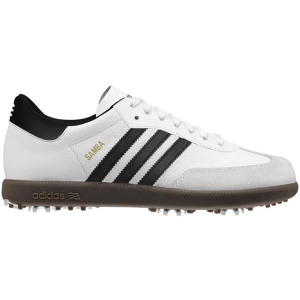 Mens Adidas Samba Golf White Golf Shoes 