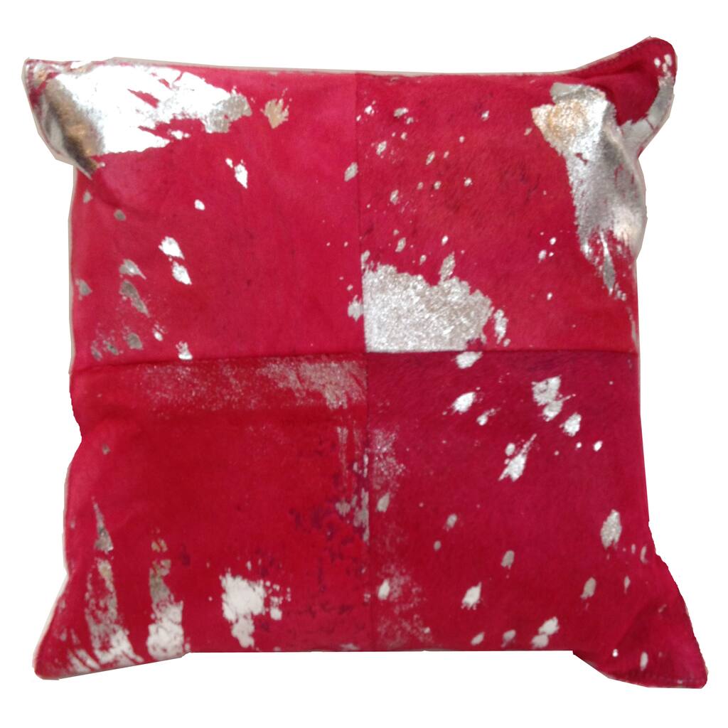 Marlo Lorenz Metallic Square 16-inch Decorative Pillow