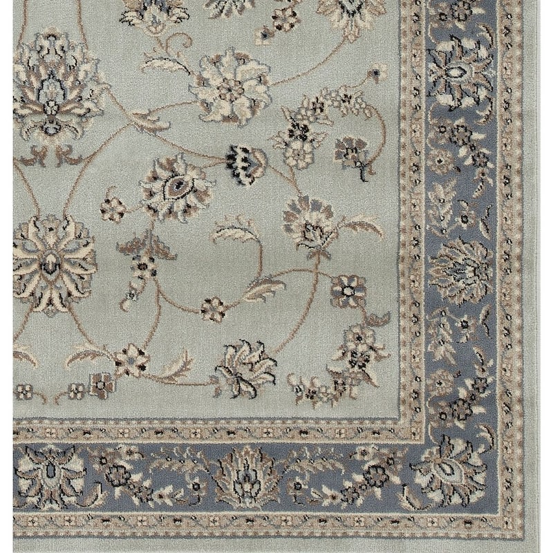 Admire Home Living Amalfi Traditional Scroll Pattern Area Rug