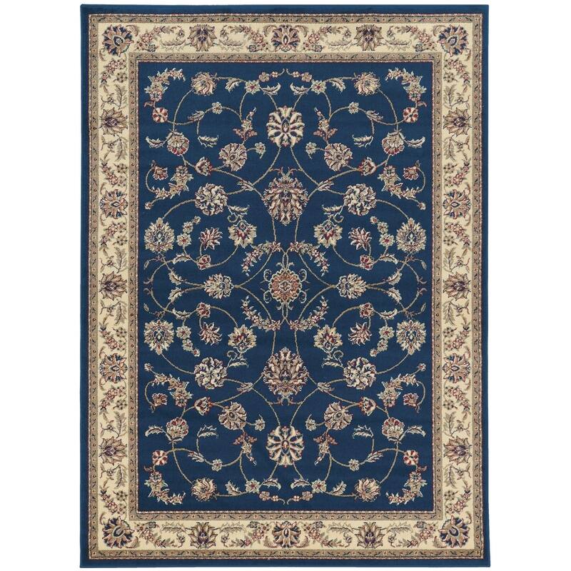 Admire Home Living Amalfi Traditional Scroll Pattern Area Rug