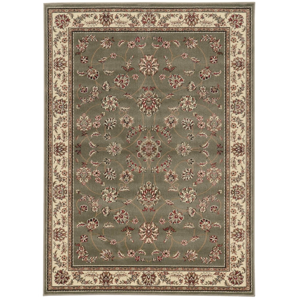 Admire Home Living Amalfi Traditional Scroll Pattern Area Rug