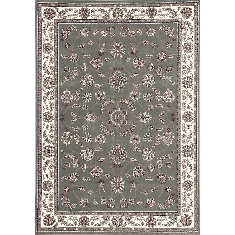 Admire Home Living Amalfi Traditional Scroll Pattern Area Rug