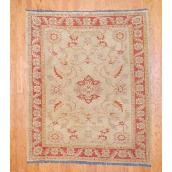 Afghan Hand knotted Tribal Soumak Gold/ Rust Flatweave Kilim Wool Rug (5'9 x 7'1) 5x8   6x9 Rugs