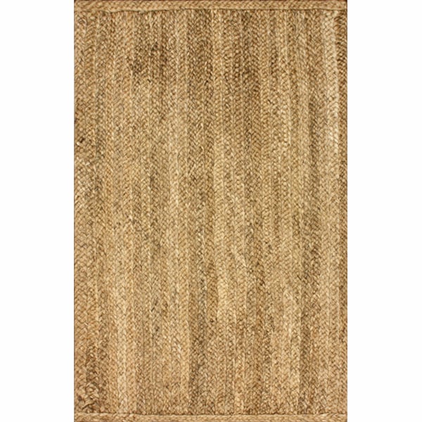 nuLOOM Handmade Natural Fiber Herringbone Sisal Rug