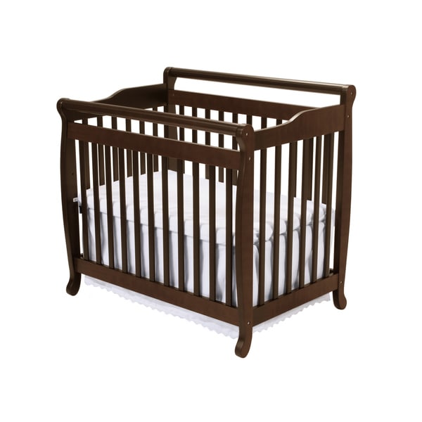 Shop Babymod Espresso Lily Mini Crib Ships To Canada Overstock