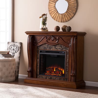 Buy Adjustable Thermostat Fireplace Tv Stand Fireplaces Online At
