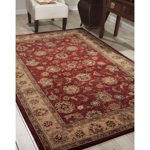 slide 2 of 8, Nourison Hand-tufted 2203 Area Rug 7' 9" x 9' 9" - Brick - Rectangle