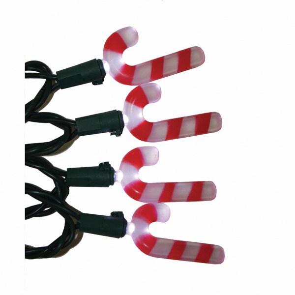 Light Set 20 LED Candy Cane Lights