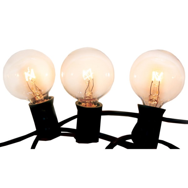 Light Set Clear Novelty G40 Globe Lights