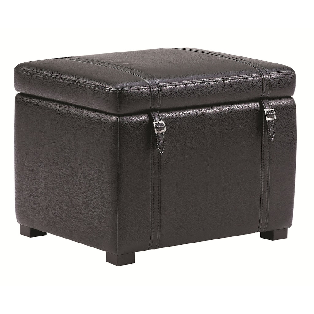 Sunpan Voyager Black Ottoman