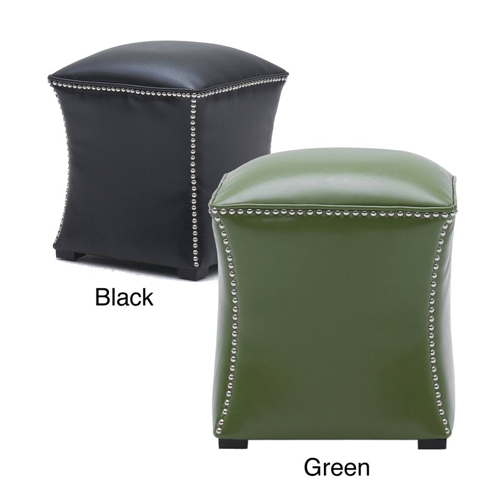 Sunpan Bellair Ottoman Leather