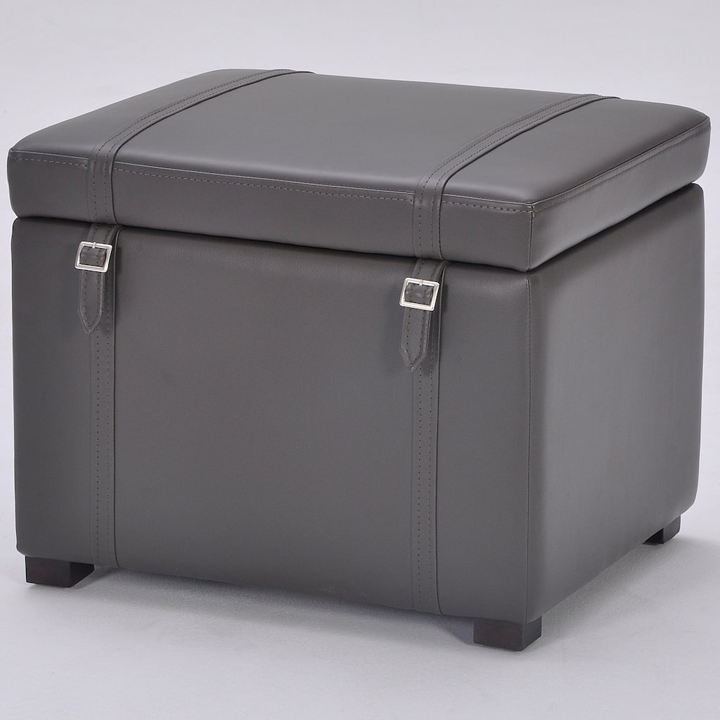 Sunpan Voyager Bonded Leather Ottoman