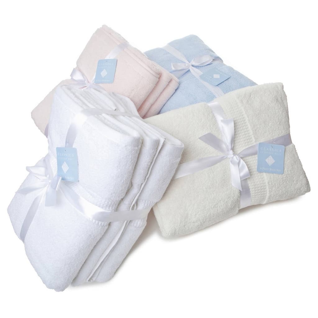 Eileen West Solid Color - 6 Piece Towel Set