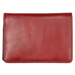 YL Men's Red Leather Tri-fold Wallet - Free Shipping On Orders Over $45 ...