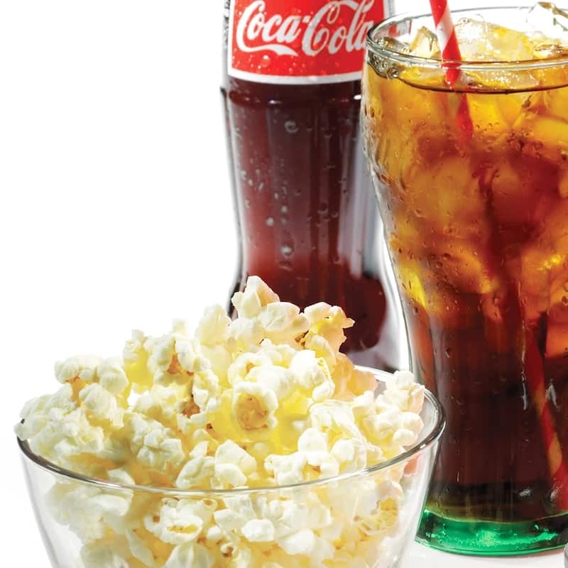 Nostalgia Coca-Cola 8-Cup Hot Air Popcorn Maker