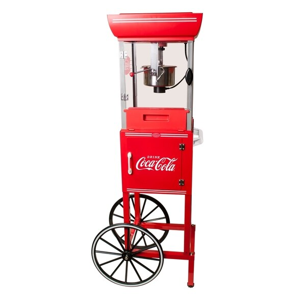coca cola popcorn cart