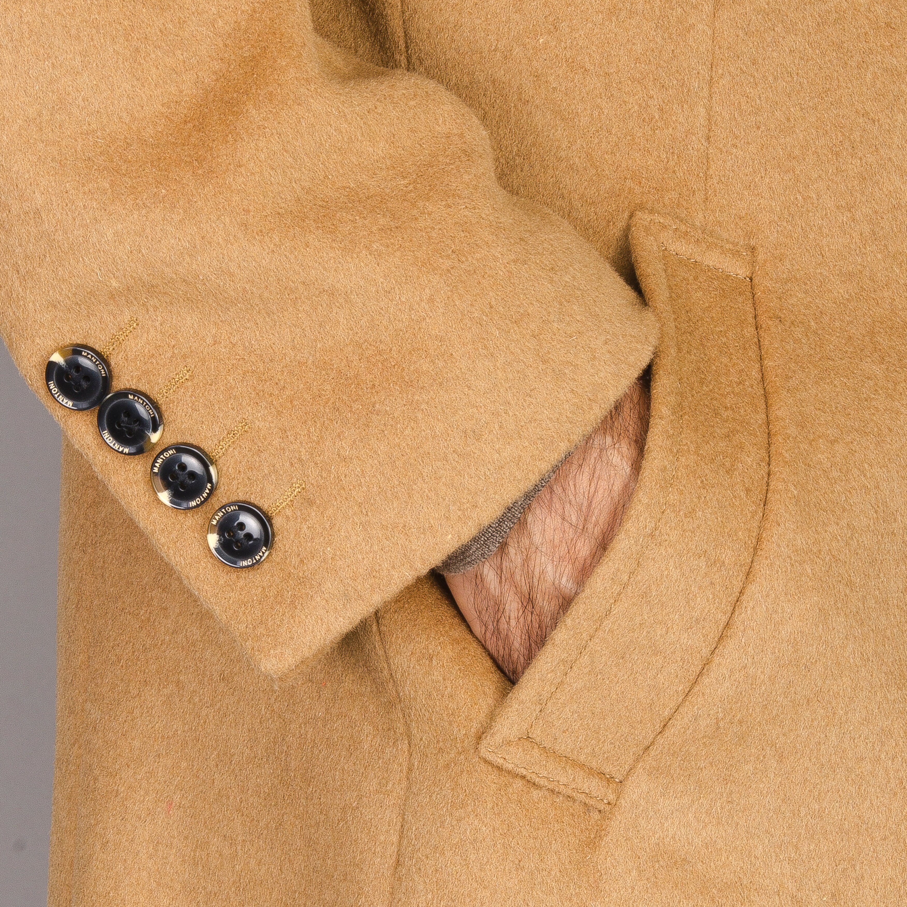 Camel WoolCashmere Blend Topcoat Camel WoolCashmere Blend Topcoat