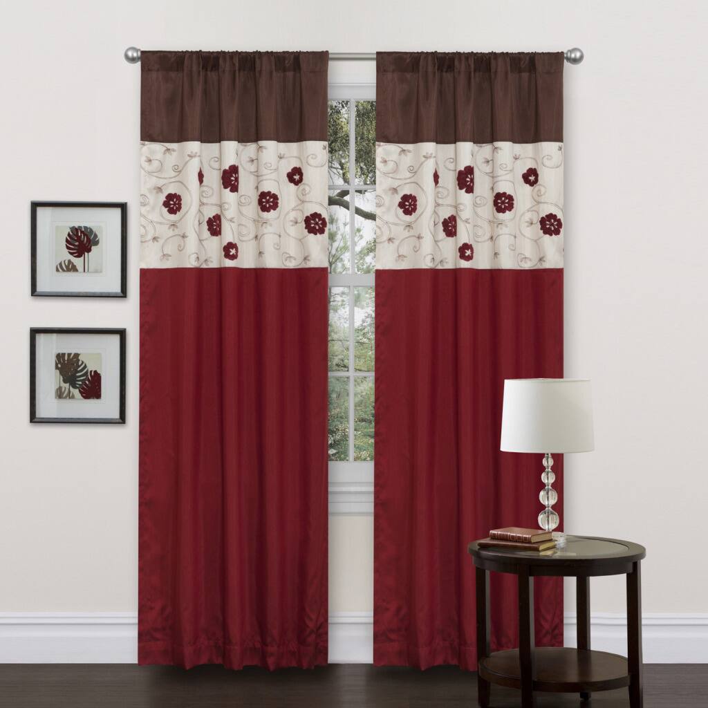 Copper Grove Gori Curtain Panel - 42 x 84 in. - 42"w x 84"l