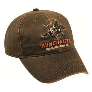 Winchester Weathered Cotton Adjustable Hat - Overstock™ Shopping - The ...