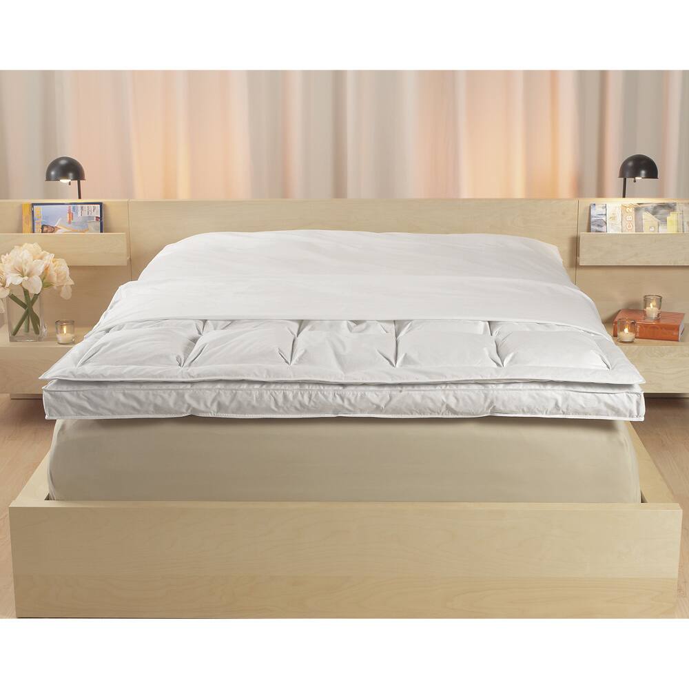 Hotel Madison Deep Support High Loft Down-on-Top Featherbed