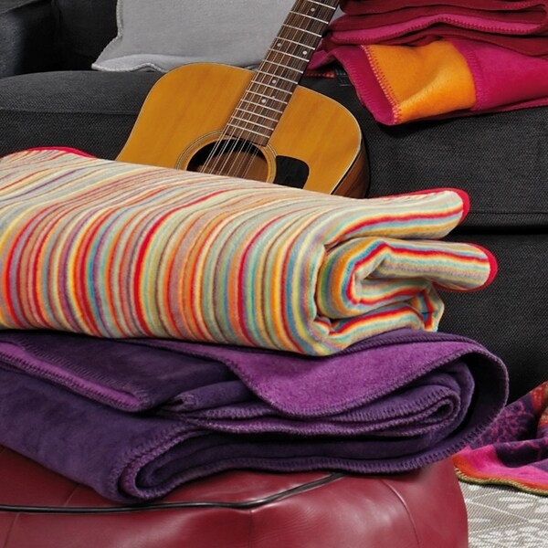 IBENA Sunset Stripe Oversized Throw