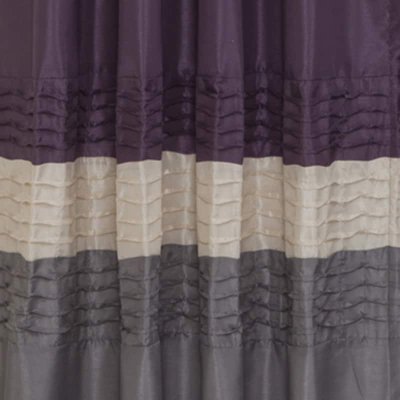 Copper Grove Vindekilde Grey/ Purple 84-inch Curtain Panel Pair - 54 x 84 - 54 x 84