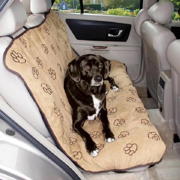 Cruising Companion Camel Pawprint Car Seat Cover   14818674