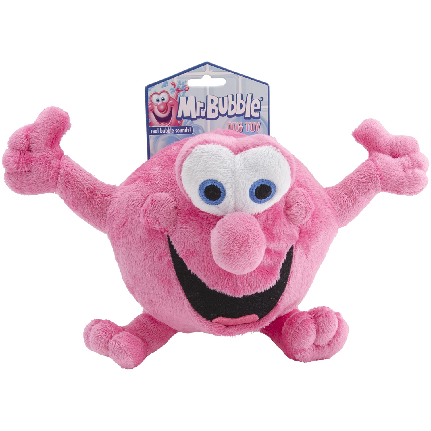 mr bubbles latex dog toy