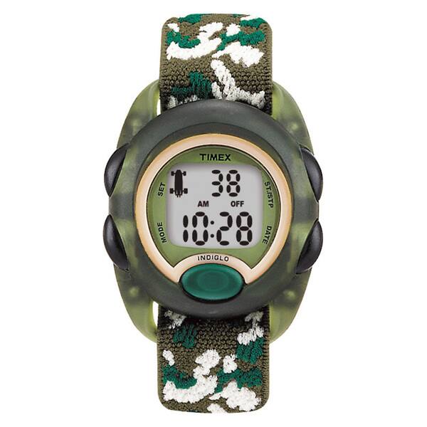 Shop Timex Boys T71912 Time Machines Digital Green Camouflage