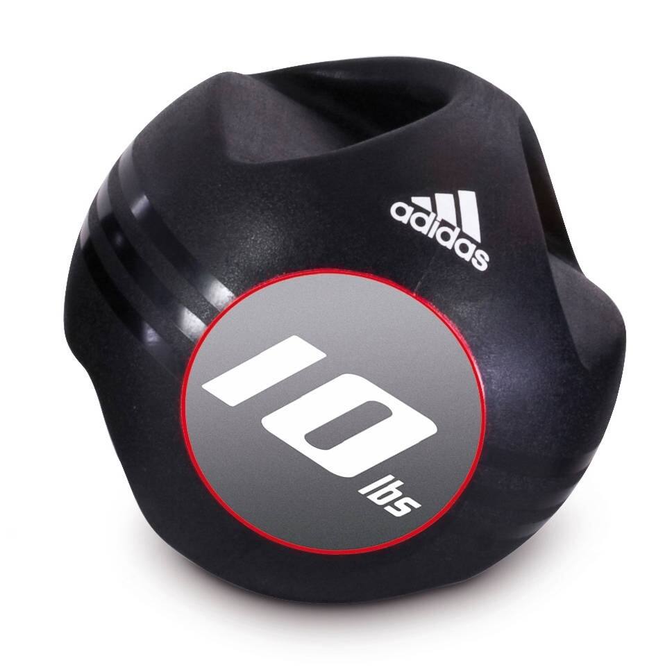 Adidas 10-pound Medicine Ball with Handles