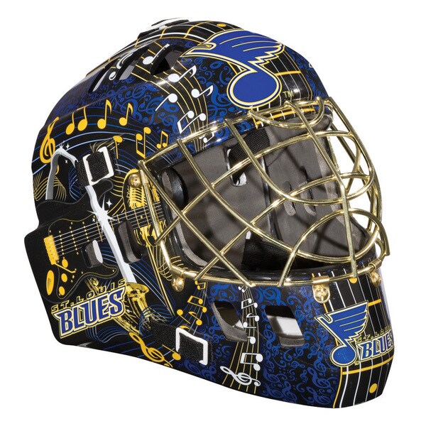 Shop NHL Team St. Louis Blues SX Comp GFM 100 Goalie Face