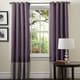 preview thumbnail 5 of 4, Porch & Den Frisco Prima Grey/ Purple 84-inch Curtain Panel Pair