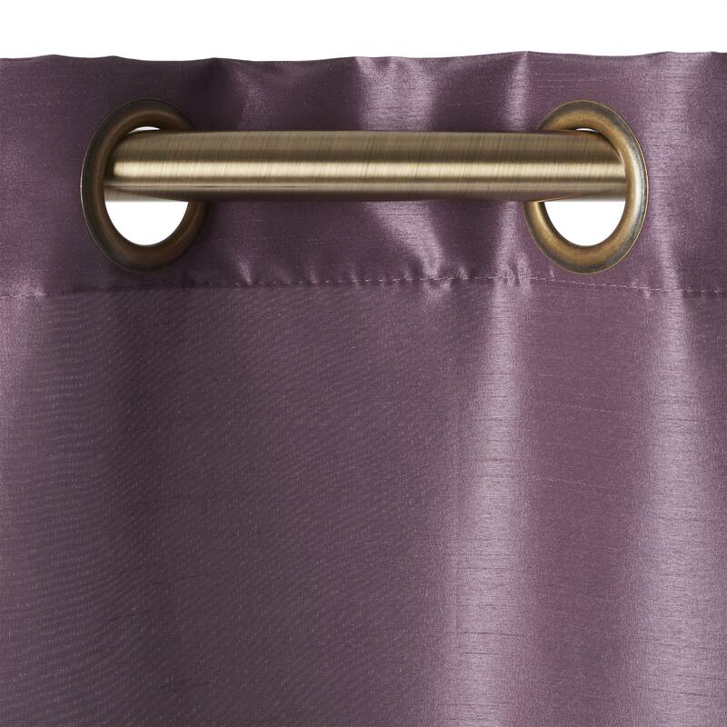 Porch & Den Frisco Prima Grey/ Purple 84-inch Curtain Panel Pair
