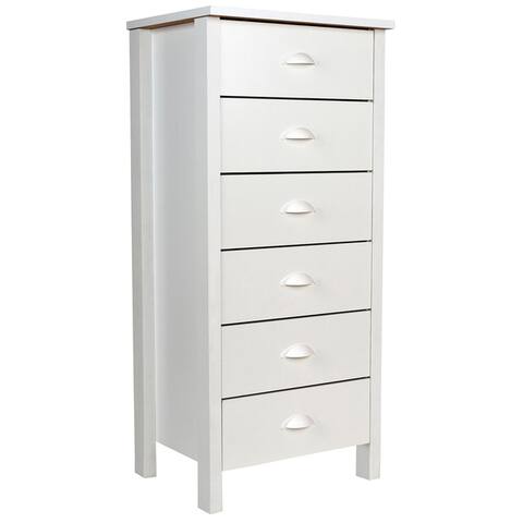 Venture Horizon White Finish 6 Drawer Dresser By Great Reviews On