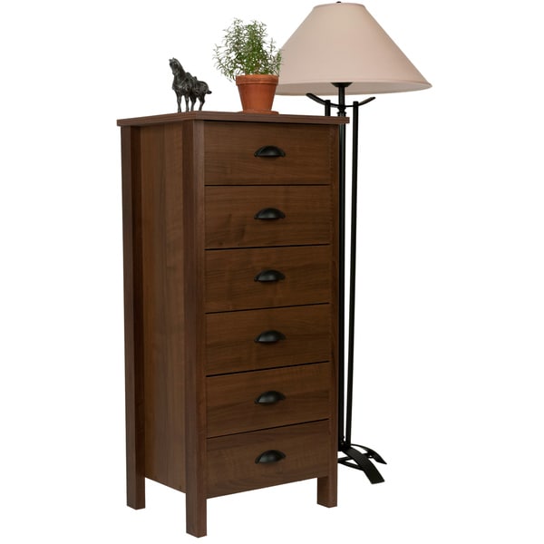 Venture Horizon Walnut 6 drawer Dresser Venture Horizon Dressers