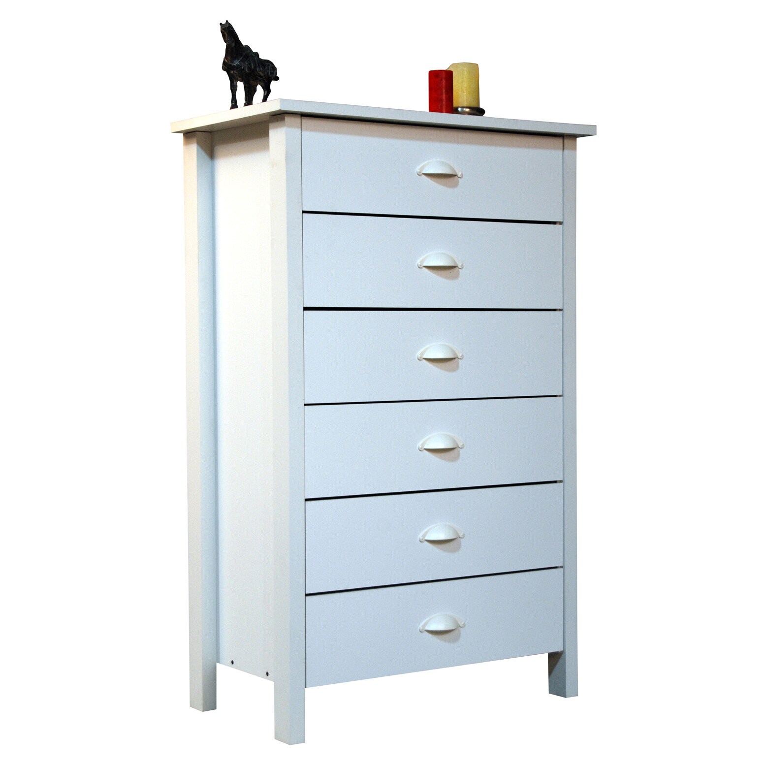 Shop Venture Horizon 6 Storage Drawer Nouvelle Chest White