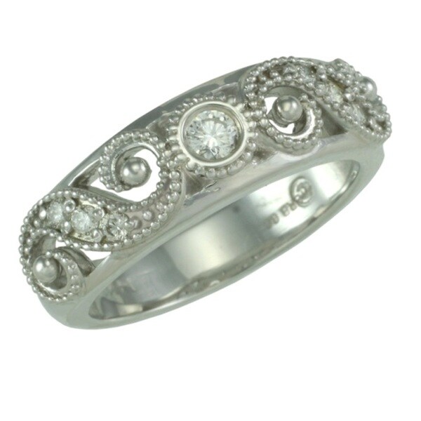 14k White Gold 1/5ct TDW Diamond Ring (G, SI1)