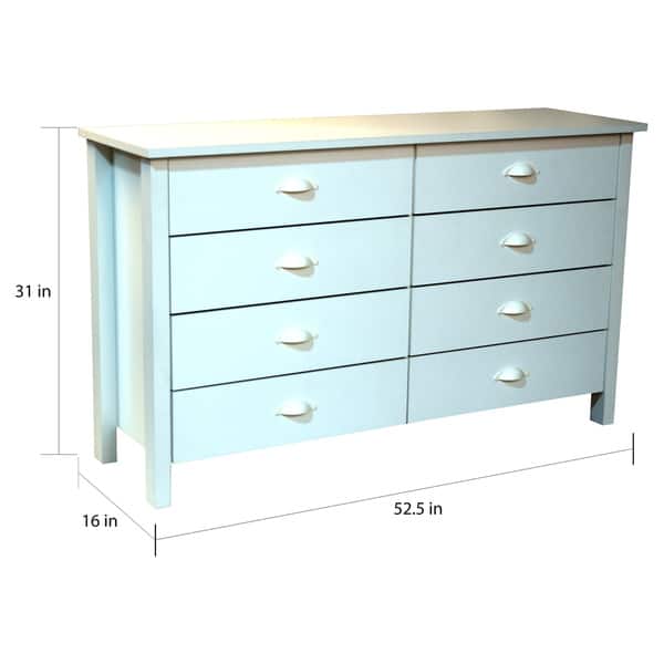 Shop Venture Horizon 8 Storage Drawer Low Boy Nouvelle Dresser