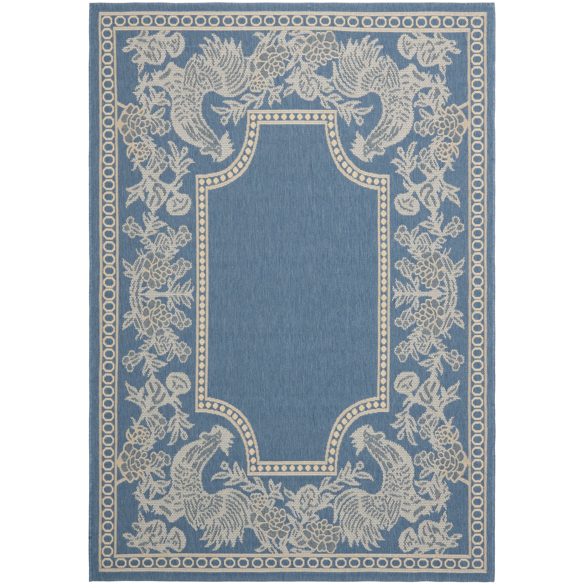 Safavieh Rooster Blue/ Natural Indoor/ Outdoor Rug | eBay Safavieh Rooster Blue/ Natural Indoor/ Outdoor Rug | eBay